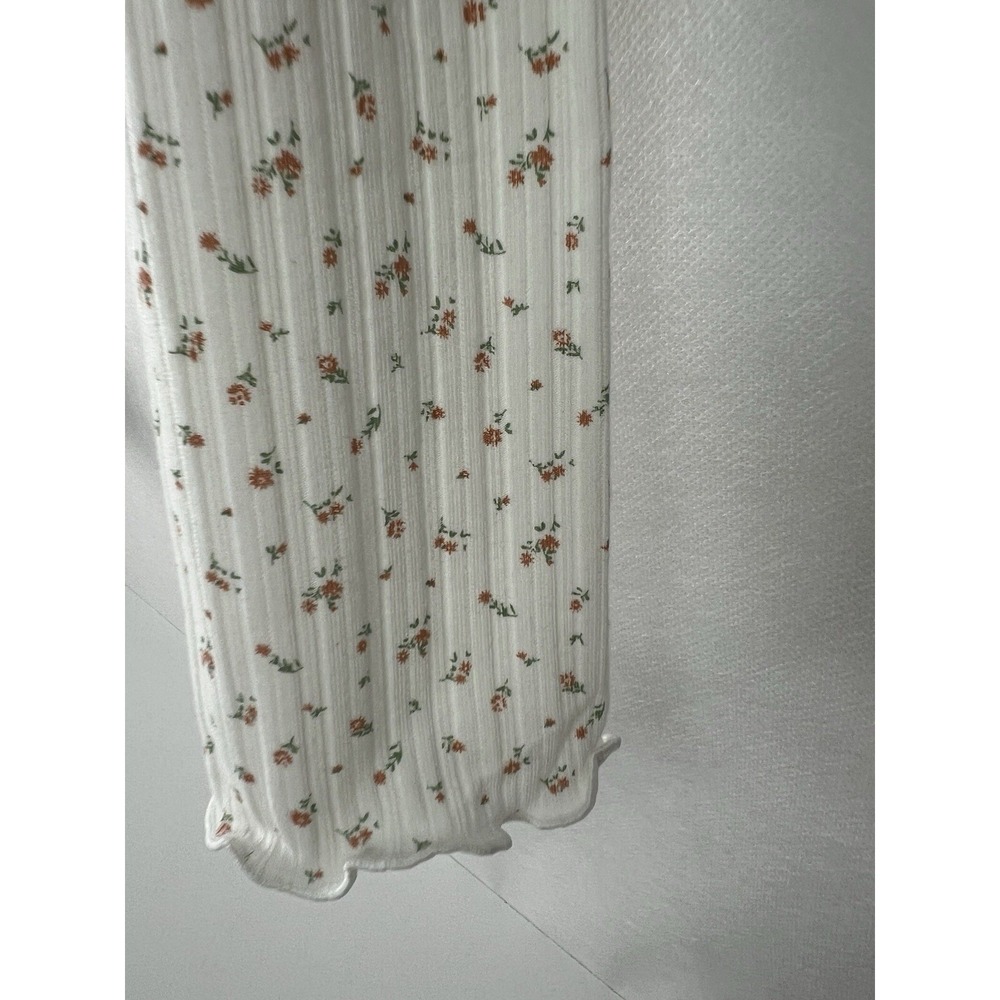 Aeropostale Women's Shrunken Tee Size XX-Large Stretch Floral Cream A56 - Picture 11 of 11